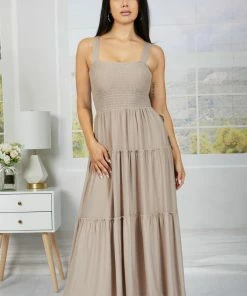 Trendsi Sweet Charisma Smocked Maxi Dress