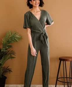 Trendsi Opera House Pleated Jumpsuit Apparel