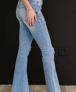 Trendsi RISEN Distressed Flare Jeans (GHG-1, 9, 11) GHG- Shop Singles