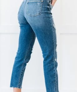 Trendsi Judy Blue Rachel High Rise Distressed Skinny Jeans 8 Trendsi Judy Blue Rachel High Rise Distressed Skinny Jeans