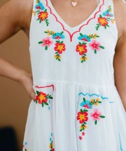 Trendsi Fun In The Sun Embroidered Dress