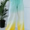 Trendsi Summer Breeze Ombre Wide Leg Sweat Pants Apparel