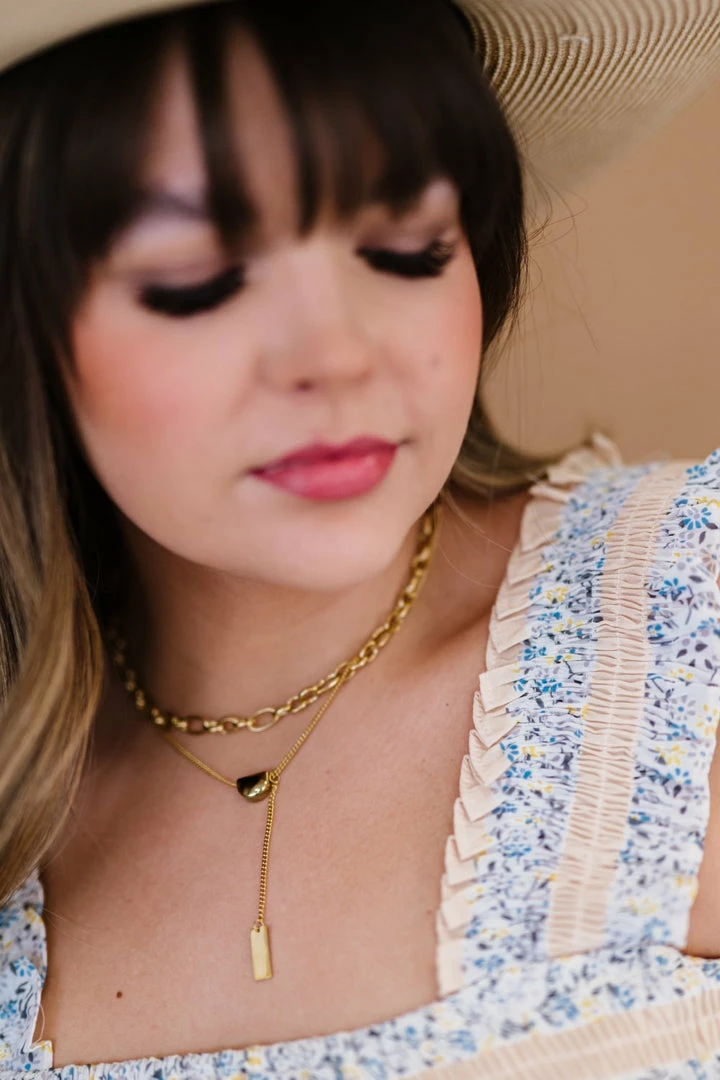 Trendsi Taking Risks Geometric Pendant Layered Necklace Apparel 1 Trendsi Taking Risks Geometric Pendant Layered Necklace Apparel