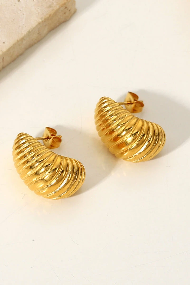 Trendsi Shell Shore Spiral Stud Earrings Apparel 2 Trendsi Shell Shore Spiral Stud Earrings Apparel