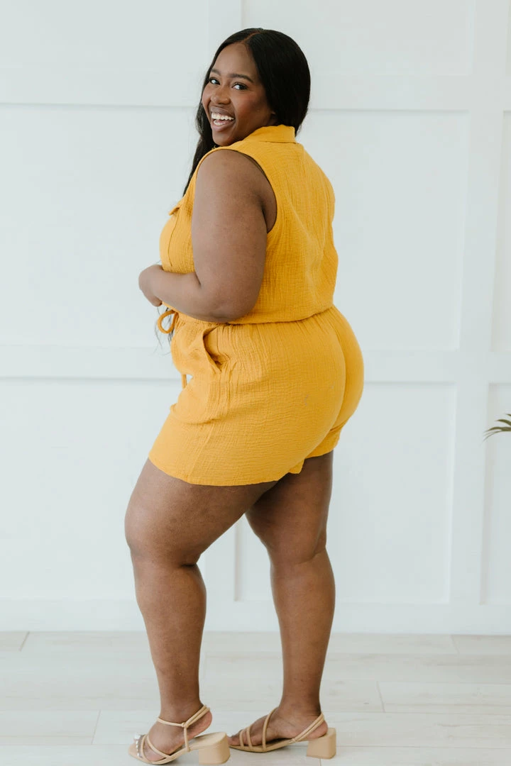 Trendsi My Love Run Button-Up Romper Apparel 15 Trendsi My Love Run Button-Up Romper Apparel