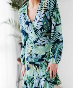 Trendsi Apparel Resort Ruffle Hem Dress