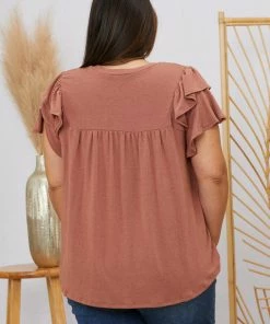 Trendsi Apparel Here We Go Flutter Sleeve Blouse 16 Trendsi Apparel Here We Go Flutter Sleeve Blouse