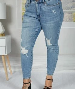 Trendsi Judy Blue Tamara Tummy Control Skinny Jeans Apparel
