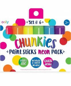 OOLY Chunkies Paint Sticks Neon - Set Of 6