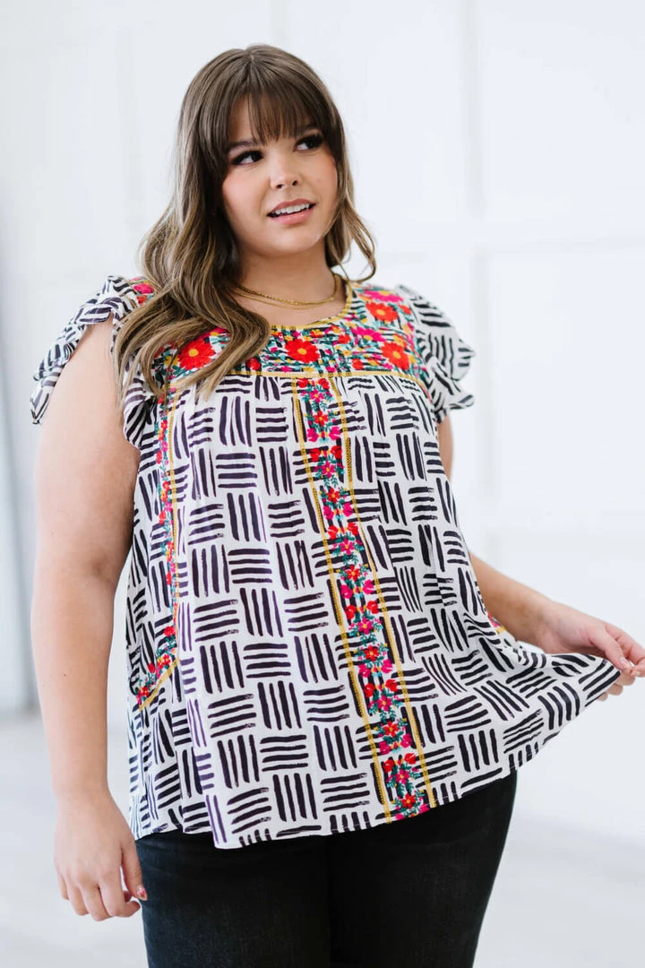 Trendsi Love Expert Embroidered Printed Blouse 7 Trendsi Love Expert Embroidered Printed Blouse