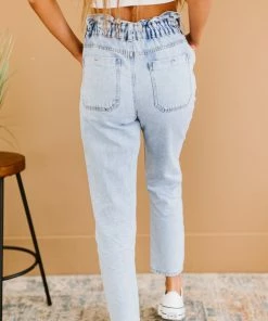 Trendsi Megan Paperbag Waist Barrel Jean Apparel 17 Trendsi Megan Paperbag Waist Barrel Jean Apparel