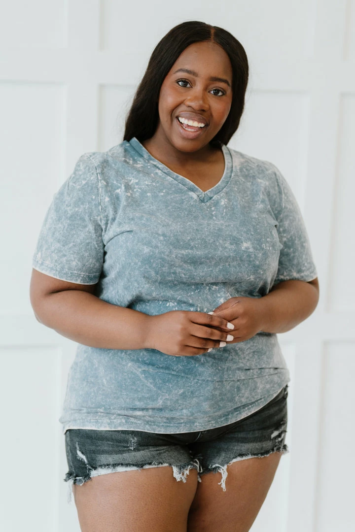 Trendsi Summer Special Acid Wash Tee Shirt 1 Trendsi Summer Special Acid Wash Tee Shirt