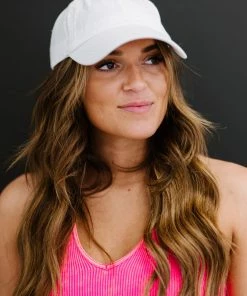 Trendsi Apparel National Parks Vintage Wash Baseball Cap In White