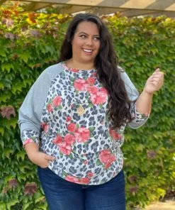 Boutique Simplified Born To Lead Long Sleeve Oversized Raglan