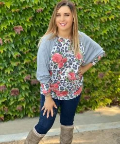 Boutique Simplified Born To Lead Long Sleeve Oversized Raglan