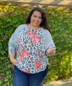 Boutique Simplified Born To Lead Long Sleeve Oversized Raglan