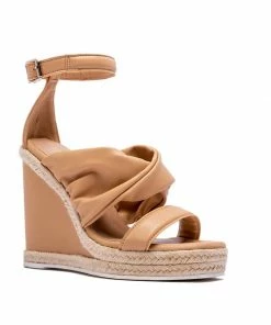 Apparel Qupid Cascade Wedge In Toffee 7 Apparel Qupid Cascade Wedge In Toffee