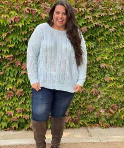 Boutique Simplified Clear Skies Cable Knit Sweater 7 Boutique Simplified Clear Skies Cable Knit Sweater