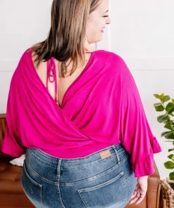 No Ship Drop Ship Let's Get Loud Bodysuit In Magenta Apparel 16 No Ship Drop Ship Let's Get Loud Bodysuit In Magenta Apparel