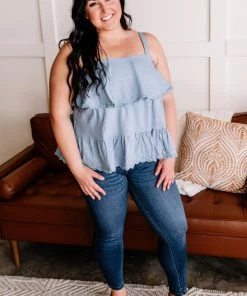 No Ship Drop Ship Laced With Tiers In Dusty Denim Blue (GHG-S) GHG- Shop Singles 9 No Ship Drop Ship Laced With Tiers In Dusty Denim Blue (GHG-S) GHG- Shop Singles