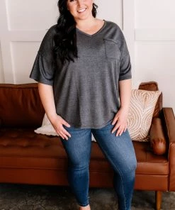 No Ship Drop Ship Swept Away Pocket Top In Dreamscape Apparel