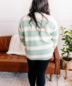 No Ship Drop Ship Apparel Beach In The Air Striped Sweater