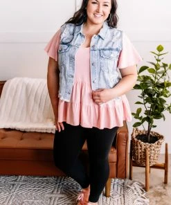 No Ship Drop Ship Pinkin Of You Tiered Babydoll Top In Heathered Pink 9 No Ship Drop Ship Pinkin Of You Tiered Babydoll Top In Heathered Pink