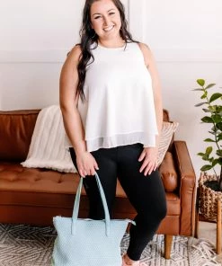 No Ship Drop Ship Apparel Trickle Down Effect Flowy Sleeveless Top In Cream 8 No Ship Drop Ship Apparel Trickle Down Effect Flowy Sleeveless Top In Cream