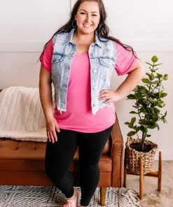 No Ship Drop Ship Pocketful Of Basics In Bubblegum Pink Apparel