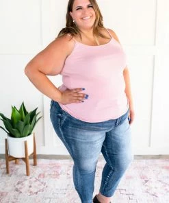 No Ship Drop Ship Apparel Catch Me I'm Falling Pink Tank Top