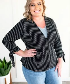 No Ship Drop Ship We're In Business Now Knit Blazer In Black & White 31 No Ship Drop Ship We're In Business Now Knit Blazer In Black & White