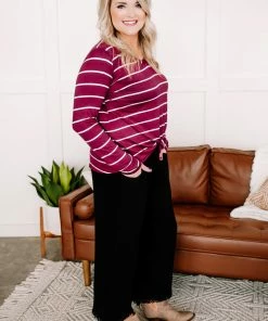 No Ship Drop Ship The Stripes Have It Long Sleeve Top In Magenta Apparel 14 No Ship Drop Ship The Stripes Have It Long Sleeve Top In Magenta Apparel