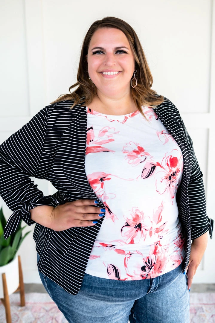 No Ship Drop Ship We're In Business Now Knit Blazer In Black & White 15 No Ship Drop Ship We're In Business Now Knit Blazer In Black & White