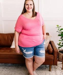 No Ship Drop Ship Apparel Through The Ringer Judy Blue Shorts