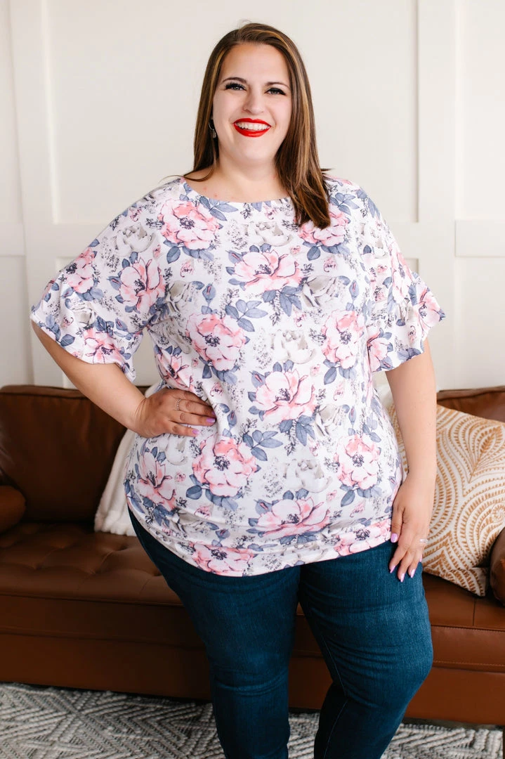 No Ship Drop Ship Apparel Hearts A Flutter Floral Criss Cross Top In Soft Pastels 5 No Ship Drop Ship Apparel Hearts A Flutter Floral Criss Cross Top In Soft Pastels