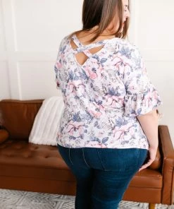 No Ship Drop Ship Apparel Hearts A Flutter Floral Criss Cross Top In Soft Pastels 13 No Ship Drop Ship Apparel Hearts A Flutter Floral Criss Cross Top In Soft Pastels