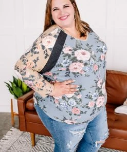 No Ship Drop Ship Fancy Like That Spring Floral Tunic