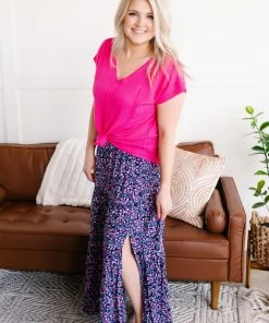 No Ship Drop Ship Trip The Light Skirt In Midnight Blue Apparel