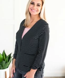 No Ship Drop Ship We're In Business Now Knit Blazer In Black & White 25 No Ship Drop Ship We're In Business Now Knit Blazer In Black & White