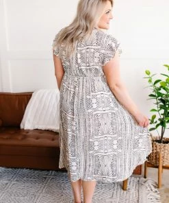 No Ship Drop Ship Apparel Questions Raised Dress In Muted Neutrals