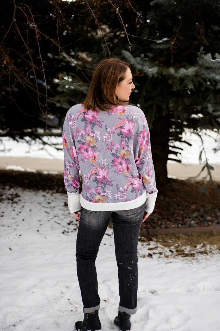 No Ship Drop Ship Romance Blossoms Dolman Top 2 No Ship Drop Ship Romance Blossoms Dolman Top