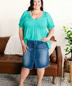 No Ship Drop Ship Jaded Point Of View Swiss Dot Blouse In Jade 10 No Ship Drop Ship Jaded Point Of View Swiss Dot Blouse In Jade