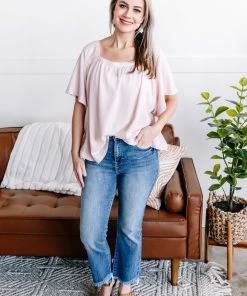 No Ship Drop Ship Out With The Old, In With The Blue Cropped Flare Jeans By Risen Apparel