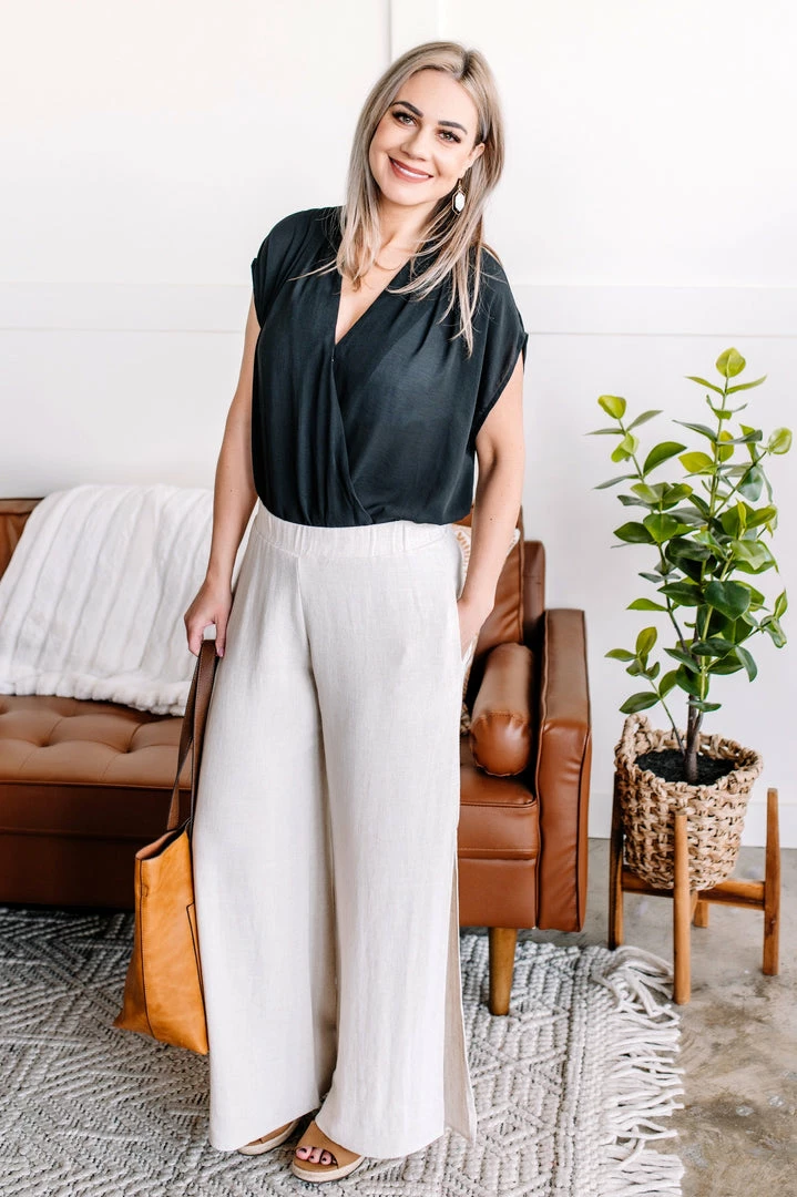 No Ship Drop Ship Show You Off Linen Blend Pants In Natural Apparel 5 No Ship Drop Ship Show You Off Linen Blend Pants In Natural Apparel