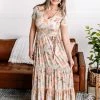 No Ship Drop Ship Just What You're Looking For Maxi Dress In Vintage Floral Apparel