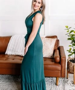 No Ship Drop Ship Apparel To The Other Side Maxi Dress In Hunter Green 8 No Ship Drop Ship Apparel To The Other Side Maxi Dress In Hunter Green