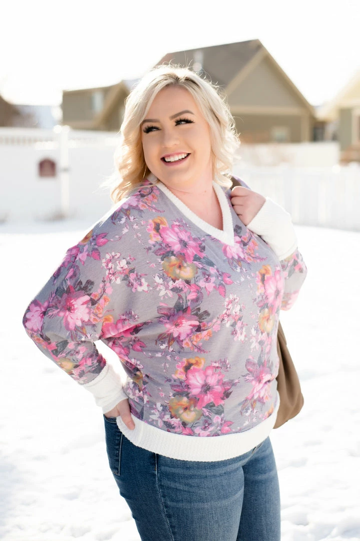 No Ship Drop Ship Romance Blossoms Dolman Top 5 No Ship Drop Ship Romance Blossoms Dolman Top