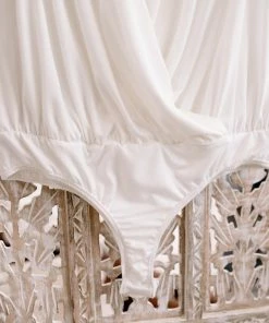 No Ship Drop Ship GHG- Shop Singles Ready To Mingle Bodysuit In Ivory (GHG-M) 30 No Ship Drop Ship GHG- Shop Singles Ready To Mingle Bodysuit In Ivory (GHG-M)