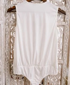 No Ship Drop Ship GHG- Shop Singles Ready To Mingle Bodysuit In Ivory (GHG-M) 32 No Ship Drop Ship GHG- Shop Singles Ready To Mingle Bodysuit In Ivory (GHG-M)