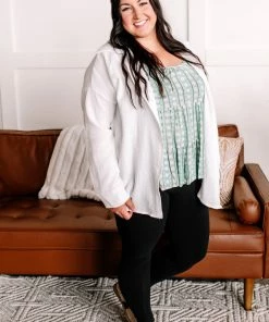 No Ship Drop Ship Light Of My Life Button Down Top In White 10 No Ship Drop Ship Light Of My Life Button Down Top In White